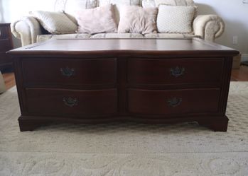 Coffee Table with Storage Drawers