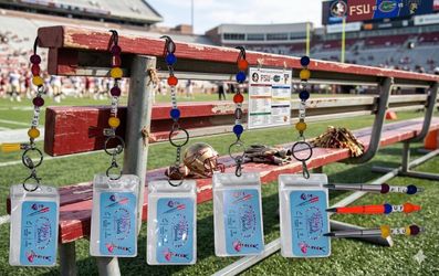 College lanyards and pens