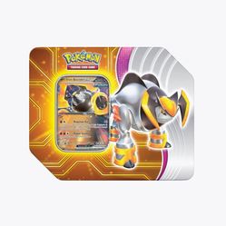 Pokemon TCG: Paradox Destinies Tin [Iron Boulder ex] *FACTORY SEALED*