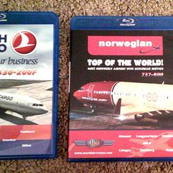 3 AVIATION BluRays - In the Cockpit Videos, Jets 737, 777 and A330