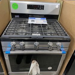 Stainless Steel Maytag Gas Oven 