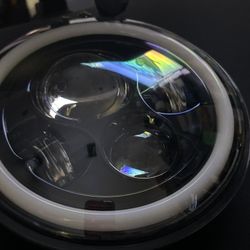 New Harley 7” Led Halo Headlight
