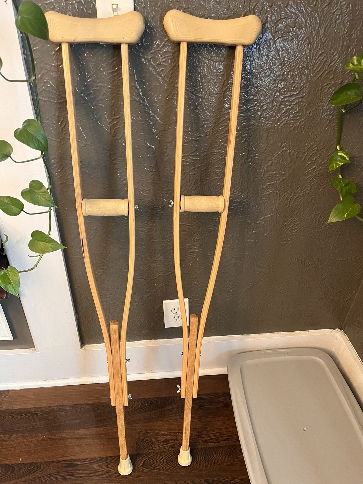 Wooden Crutches