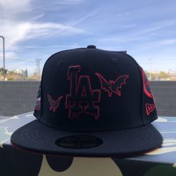 Batman LA Fitted Hat New Era 7 1/8 Brand New 