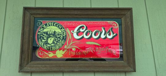 Vintage Coors Light mirror