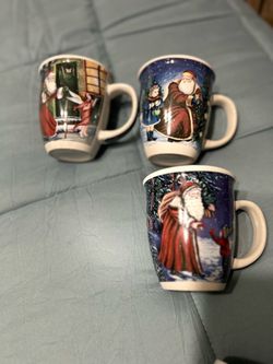 Set of 3 Christmas Mugs