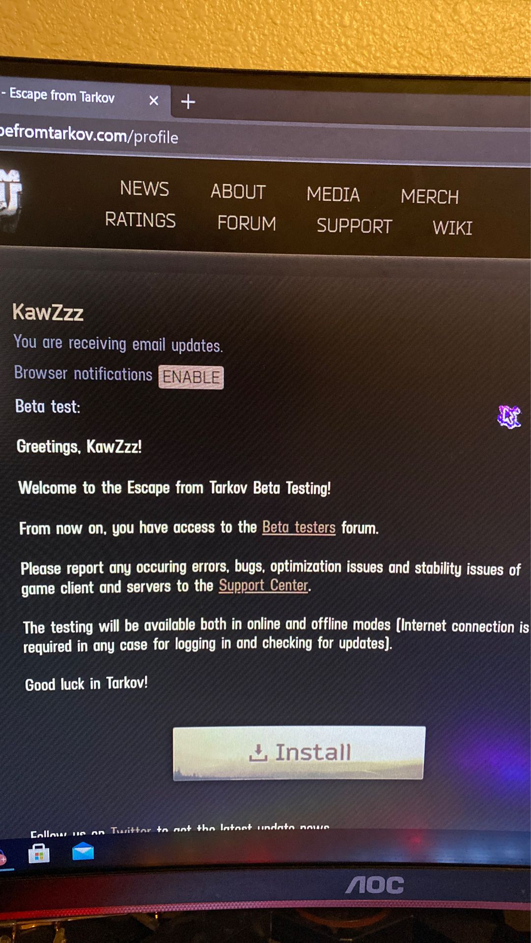 TARKOV FOR SALE