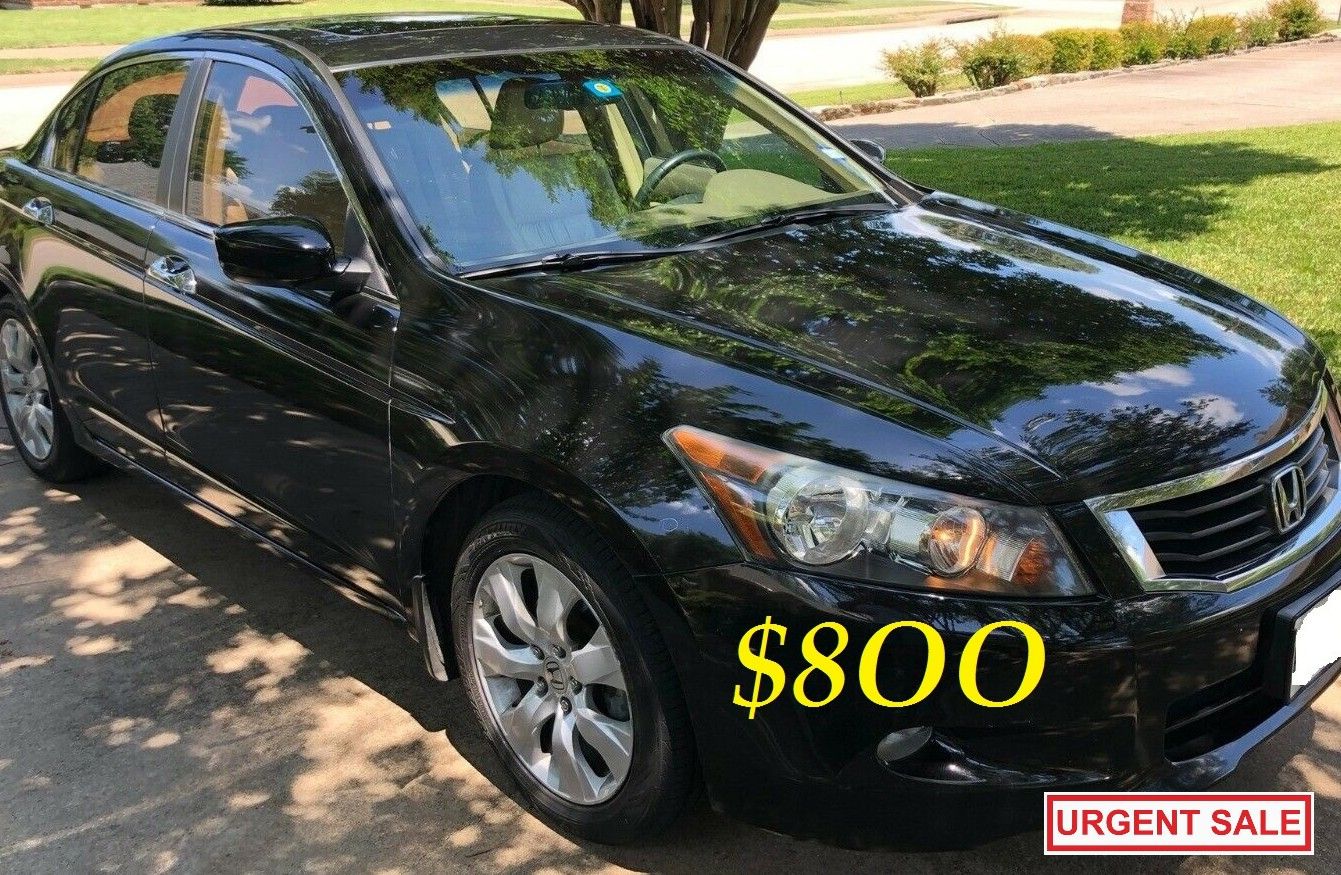 🟢💲8OO I'm selling urgent! 2OO9 Honda Accord Runs and drives great. Clean title in hand! Mechanically perfect! very strong V6🟢