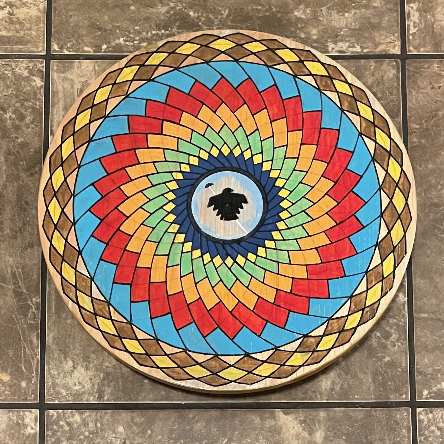 Hand Crafted 18” Lazy Susan