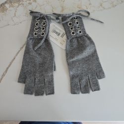 Autumn Cashmere  Open Finger Gloves