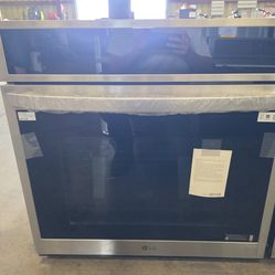 Single wall oven with convection 30” NEW LG