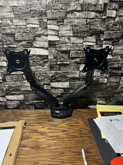 Dual monitor Desk Mount