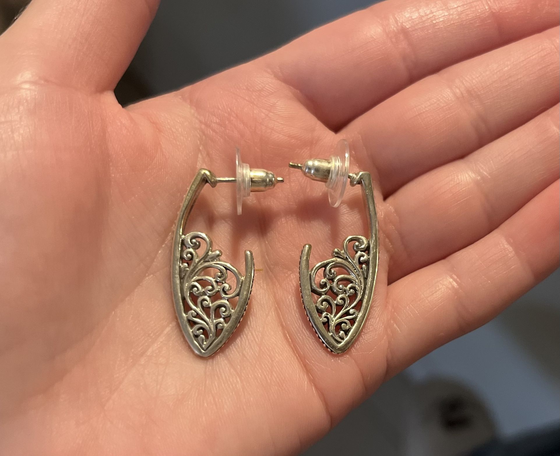 Filigree Silver Earrings
