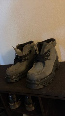 Green Suede Doc Martens