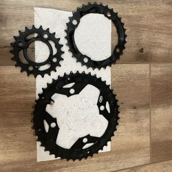 shimano megadrive train MTB chainrings