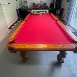 8feet Pool table With Sticks 