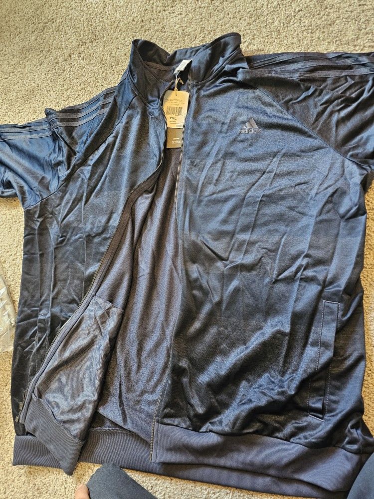 🔥 Brand New Adidas & Puma Track Jackets (2XL–3XL) — Never Worn! 🔥
