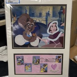2006 Disney Beauty And The Beast, Cinderella Romance Series AND Snow White #2 Stamp photo covers - Lithographed