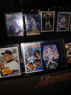 Willie Mays Derek Jeter cards