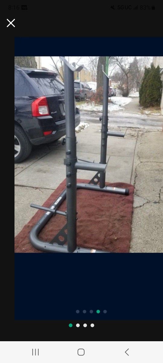 WEIDER SQUAT RACK EXCELLENT CONDITION 
7111.S WESTERN WALGREENS 
$80 CASH ONLY AS IS 