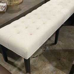 Deep Tufted Long Bedside Bench - New - Delivery 🚚 