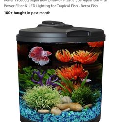 Aquarium with Power Filter