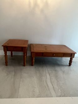Wood Table Set