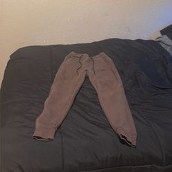 Brown nike tech sweat pants 