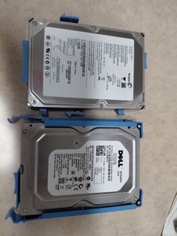 Dell and seagate computer hard drives