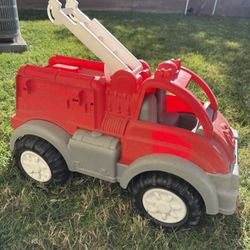 Outdoor Plastic Fire Truck 
