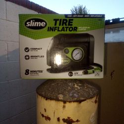 Slime Tire Inflator, Standard Car Tire (8 Minutes/Flat To Full)
