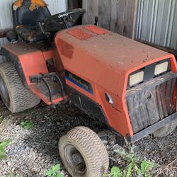 Tractor With Lawn Mower Part