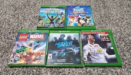Xbox One Games Lot - LEGO Marvel, Need for Speed, FIFA 18 & More