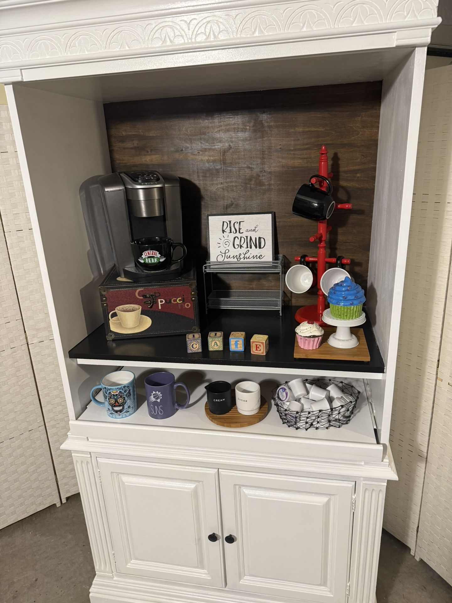 Armoire, Multi-Purpose Cabinet, Coffee Bar - Wine, Liquor Or Alcohol Bar / Hutch / Cabinet