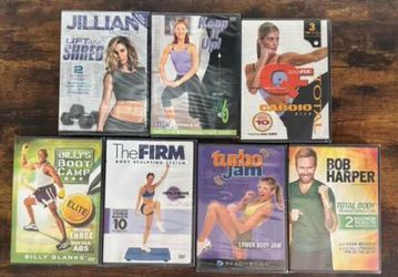 NEW and SEALED Mixed Lot Of Workout Fitness Exercise DVD's $3 each or $15 for All