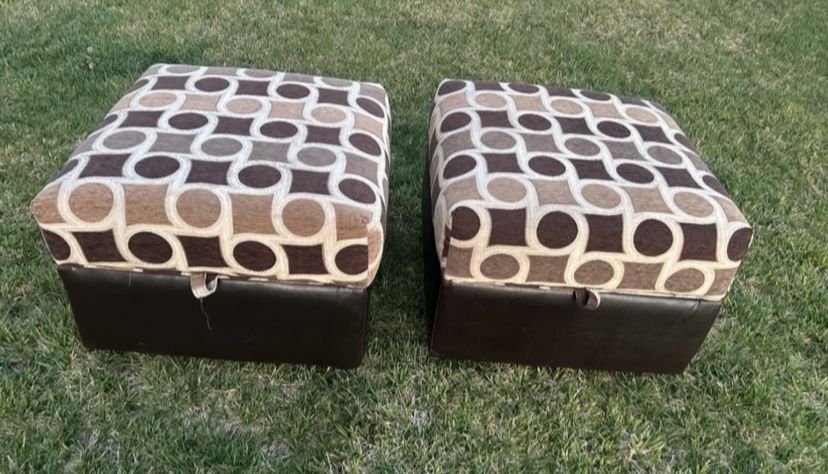 Nice 2 Piece Ottoman Set