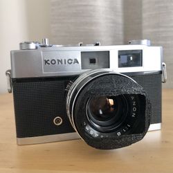 35mm Film Camera Konica Auto S2 Rangefinder 
