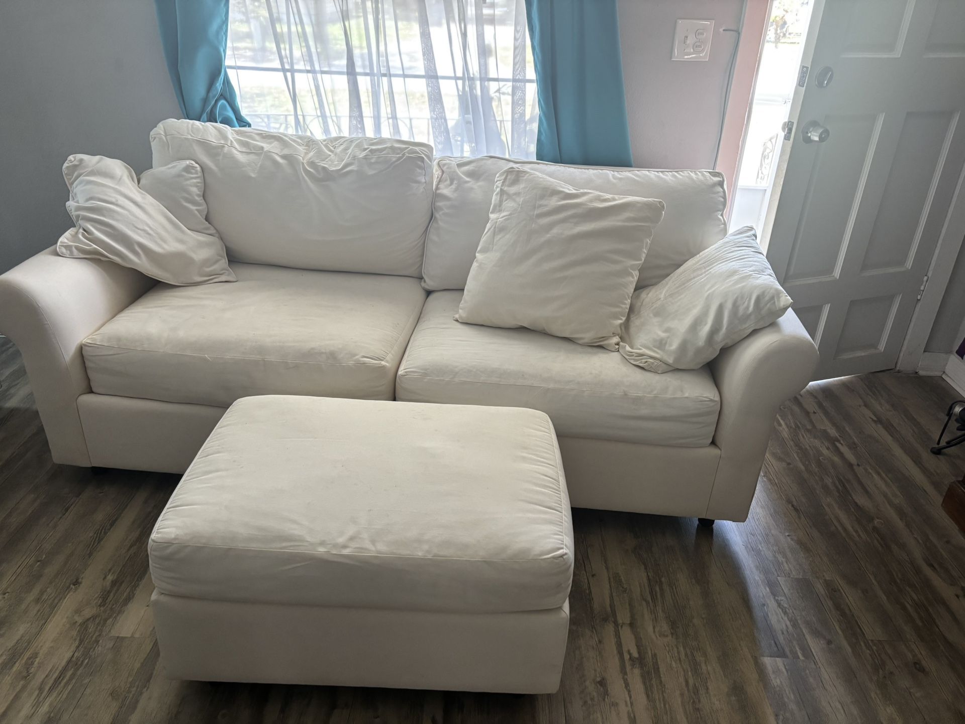 White couch
