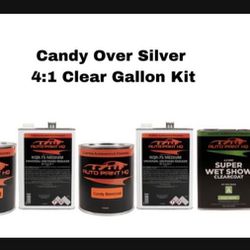 Candy Over Silver Paint Kit (car)