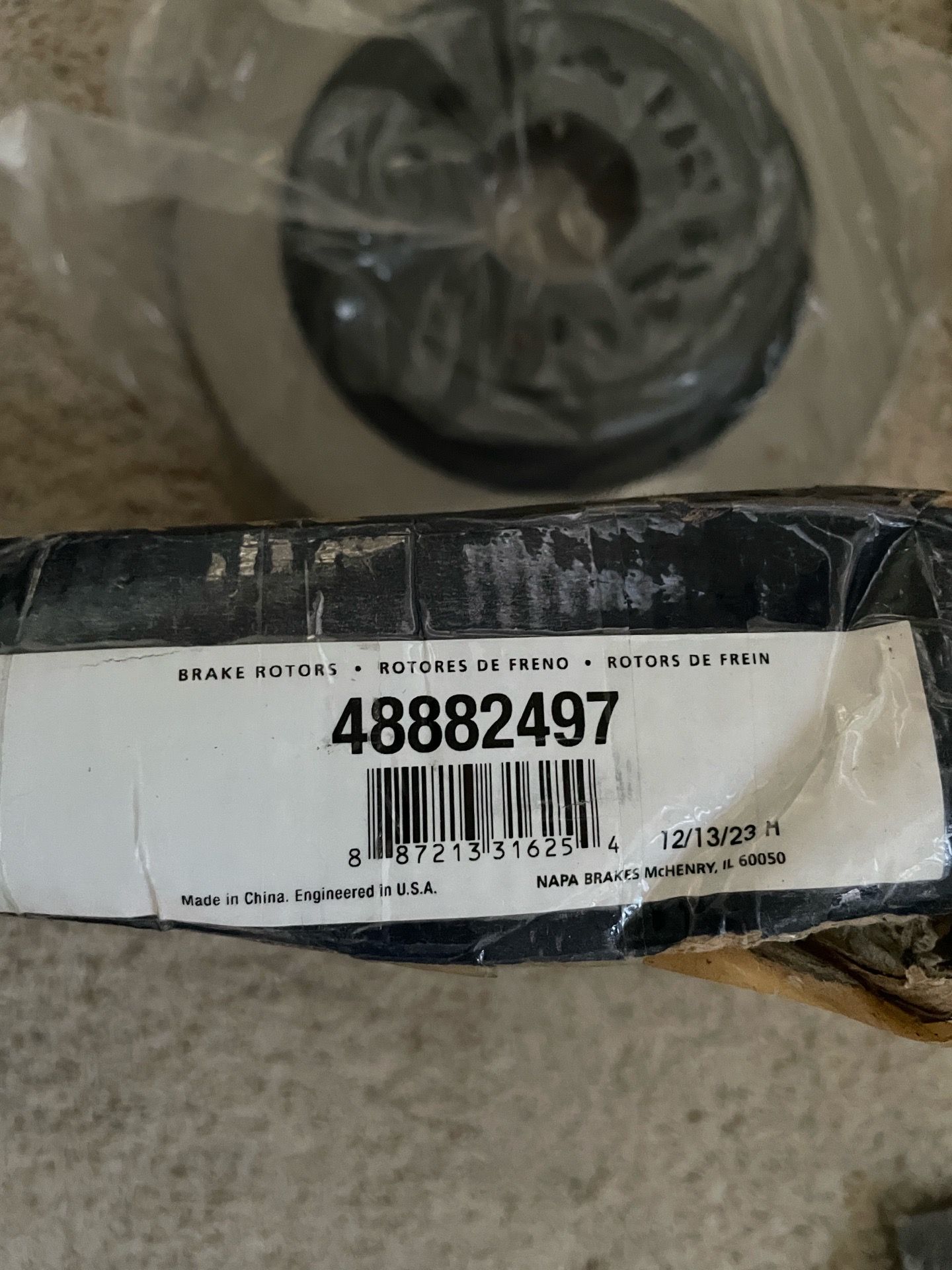 Ram 1500 Rear Brake Rotor 2019 - 2024