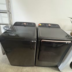 Samsung Washer And Electric Dryer Set Open Box