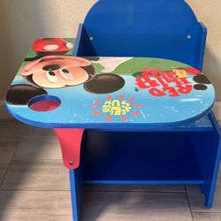 Delta Disney Mickey Mouse Chair Desk with Storage Underneath 