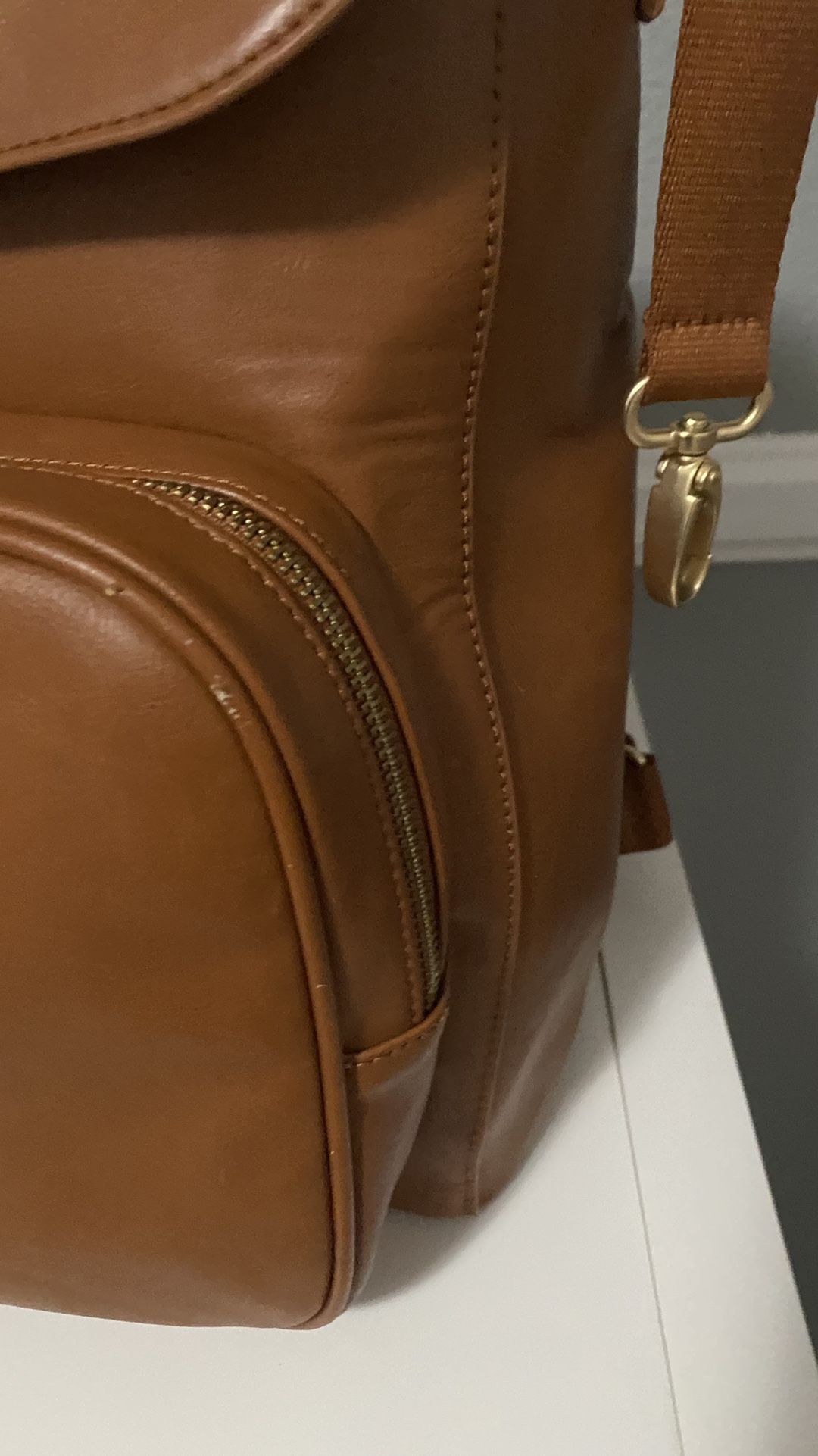 JJ Cole Bloomfield Modular Knapsack Diaper Bag Onyx & Ivory JJ