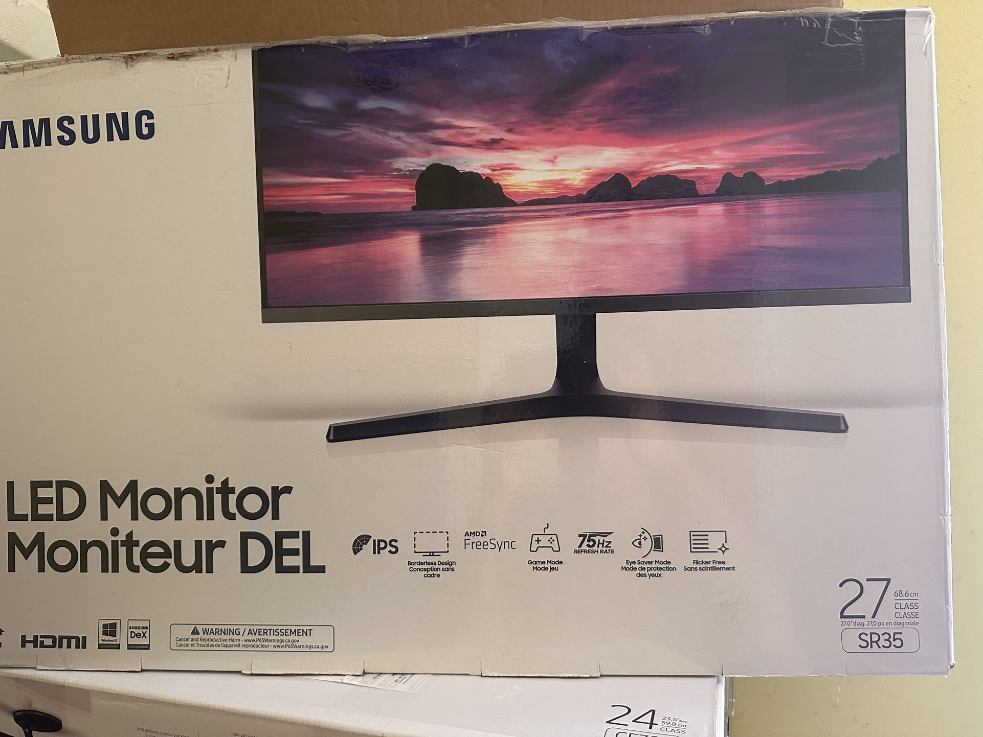 Samsung T350 Series 27" IPS LED FHD Monitor - F27T350FHN