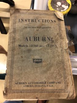 Auburn manual original