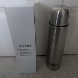 Euroware Stainless Steel Travel Thermos - New