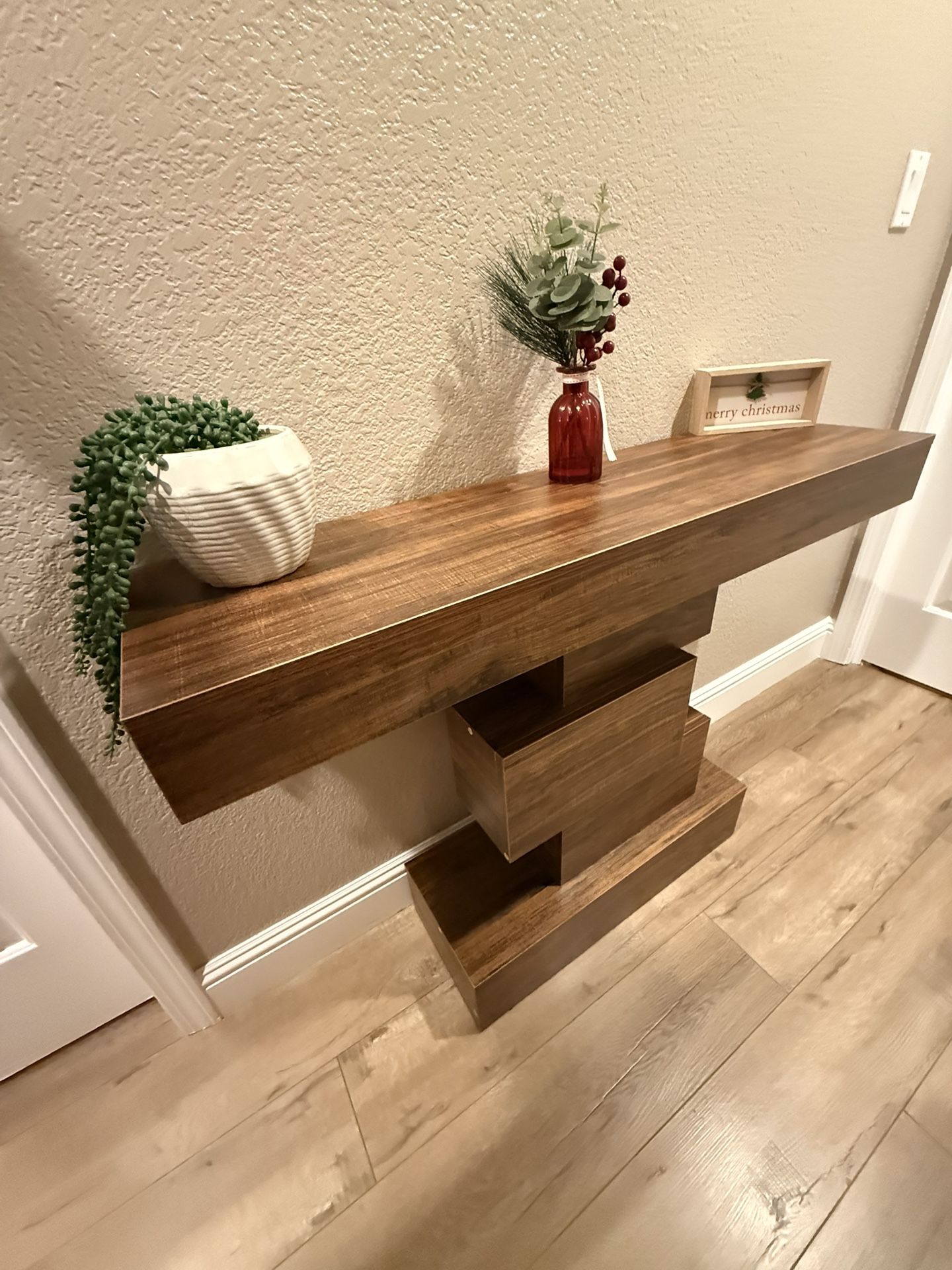 42” Console Table - Rustic Brown