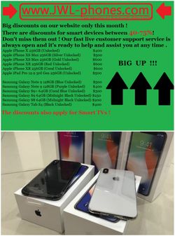 ^.^ iPHONES X,XS,XR ^.^ 199$