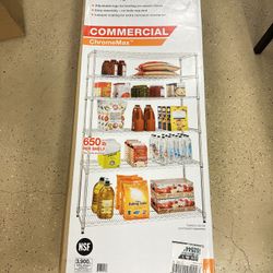 HDX 6-Tier Commercial Grade Heavy Duty Steel Wire Shelving Unit in Chrome