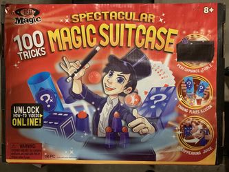 IDEAL MAGIC 100 TRICKS MAGIC SUITCASE.